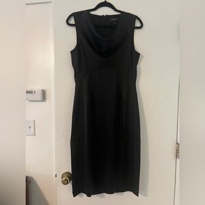 Banana Republic Elegant Black Sleeveless Dress with cowl neckline size 6 (E120)